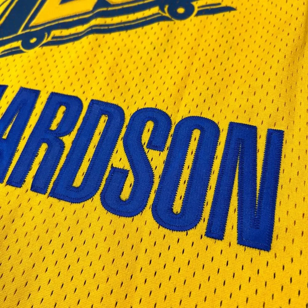 Nike Swingman Golden State Warriors Jason Richardson #23 Jersey Men's 2XL Yellow